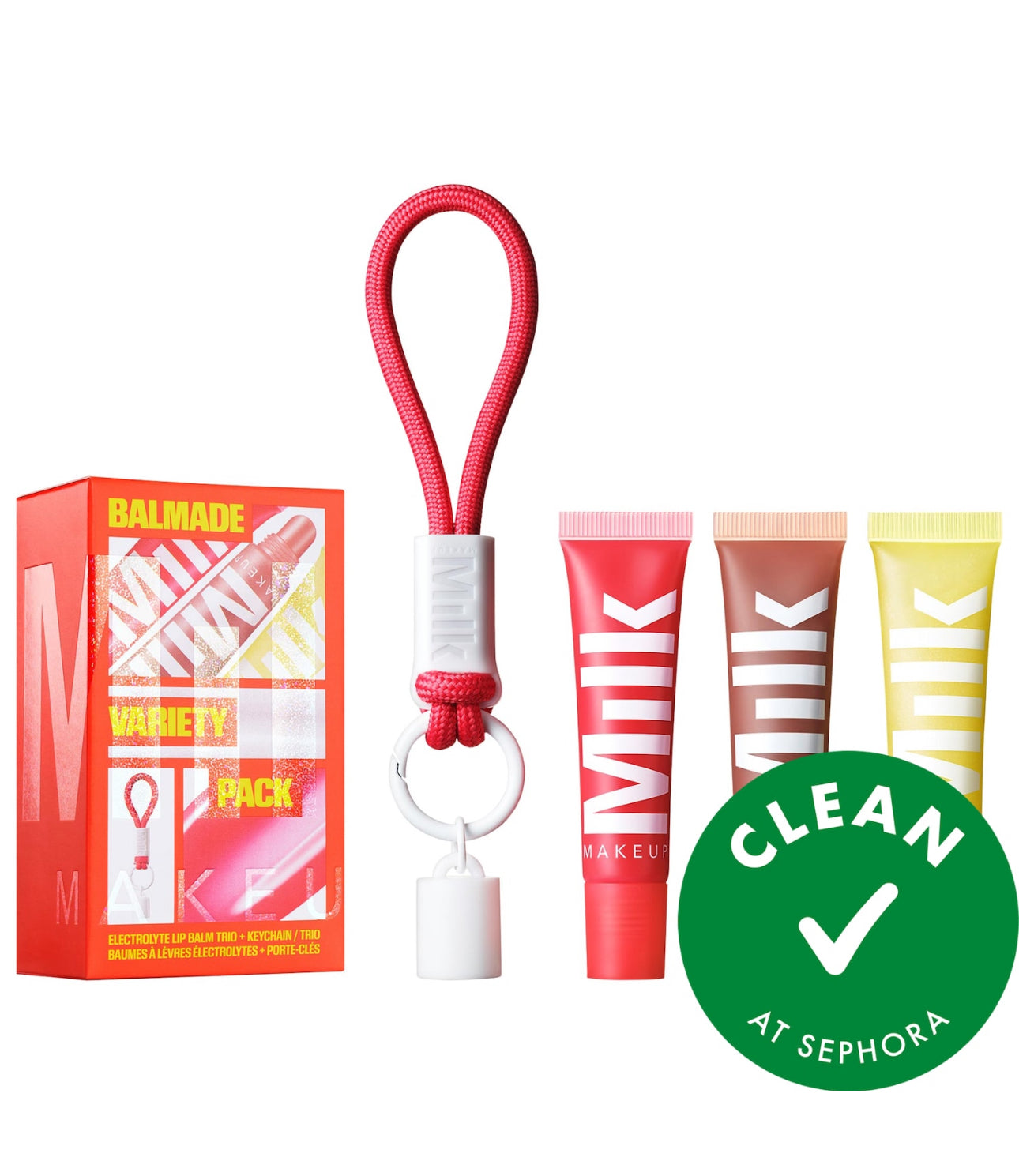 Balmade Variety Pack Hydrating Lip Balm & Keychain Gift Set