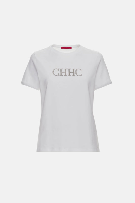 CH T-SHIRT WITH CRYSTALS