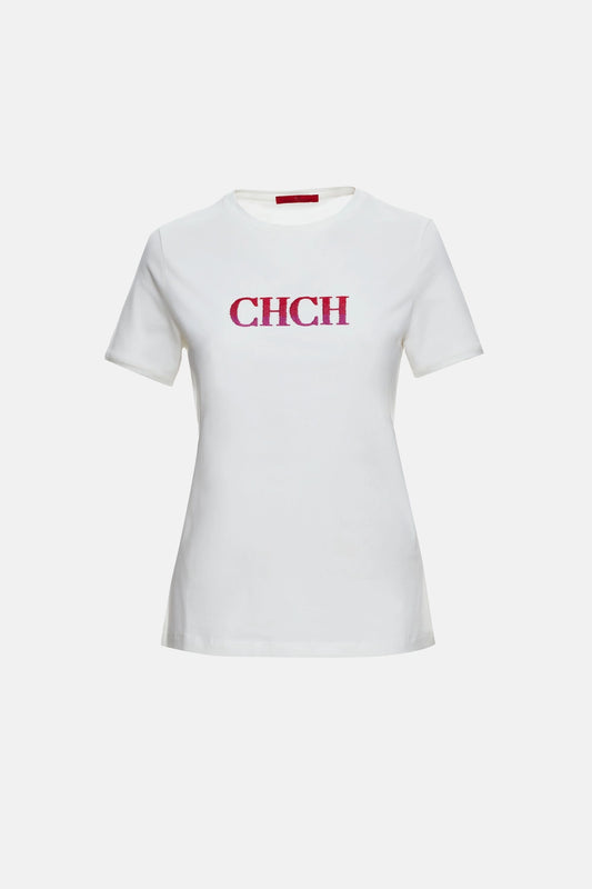 CH T-SHIRT WITH EMBROIDERY
